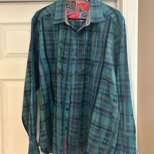Robert Graham Multicolor Plaid Shirt